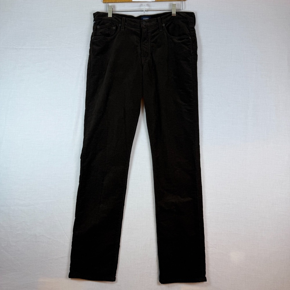 Citizens Of Humanity Corderoy Pants Brown Mens 33x32 Made in USA
